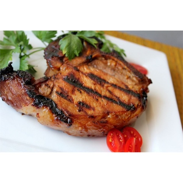 Summer Grilled Pork Chops