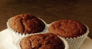 Pumpkin Pie-Oat Flour Muffins