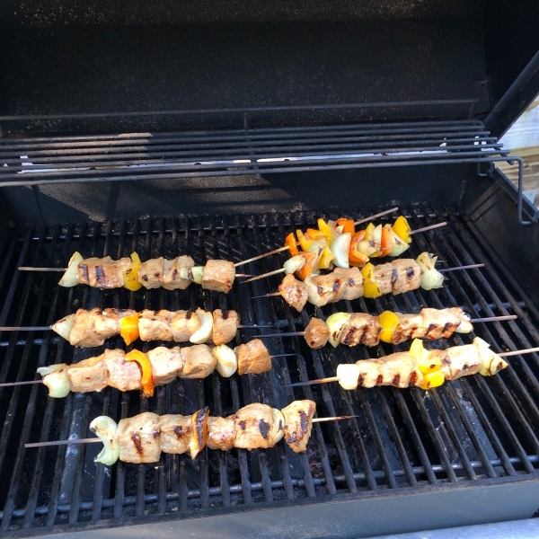 Fiery Pork Skewers