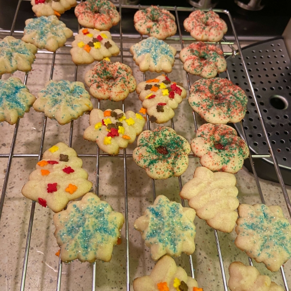 Snowflake Spritz Cookies