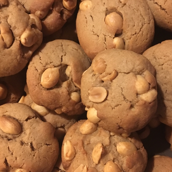 Salted Peanut Cookies