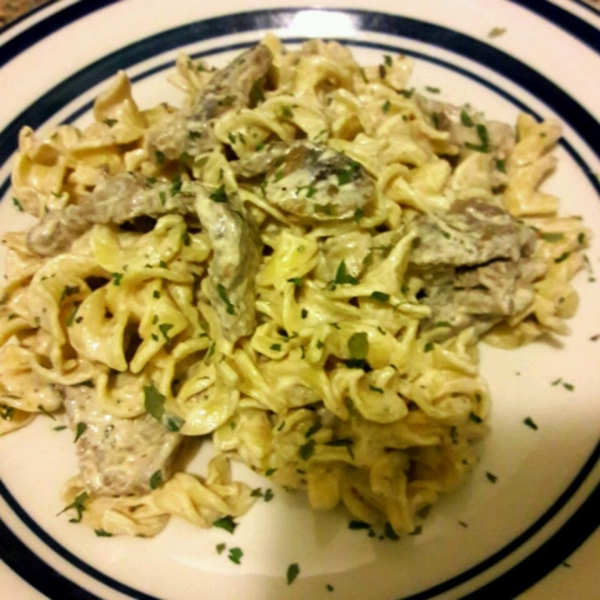 Beef Stroganoff with Noodles