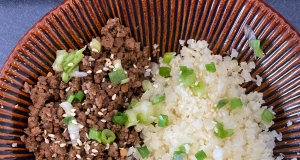 Easy Keto Korean Beef with Cauli Rice