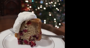 Nanny's Steamed Cranberry Pudding