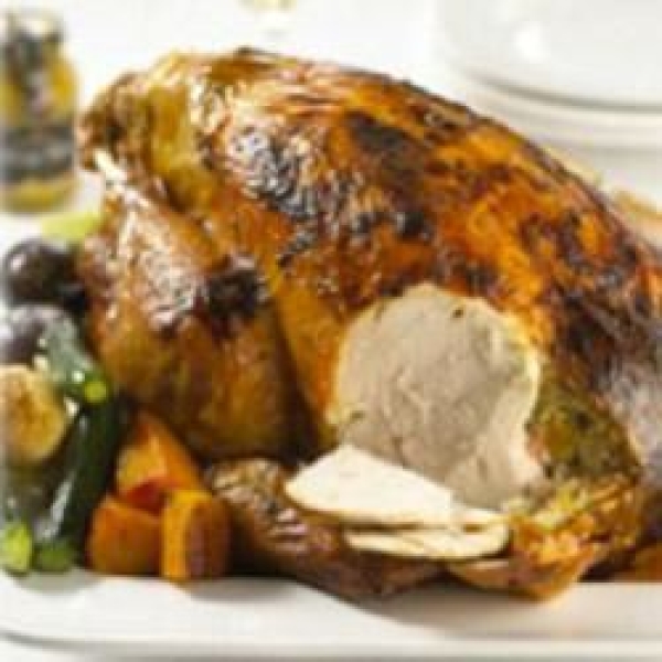 Glazed Turkey with Maille® Honey Dijon Mustard