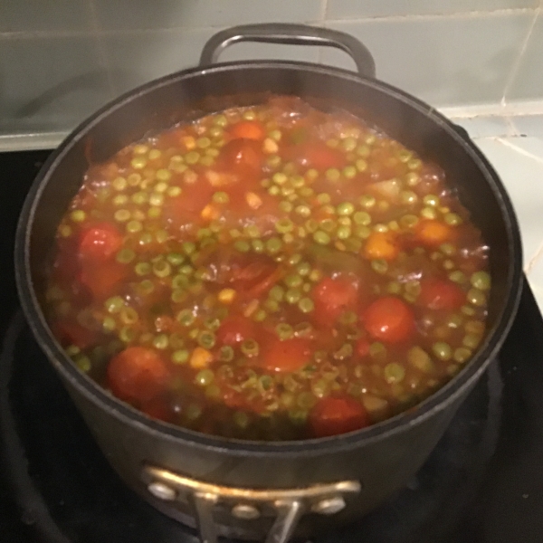 Chunky Vegetarian Vegetable Soup (Fast and Easy)