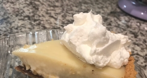 Banana Cream Pie with Chocolate Lining