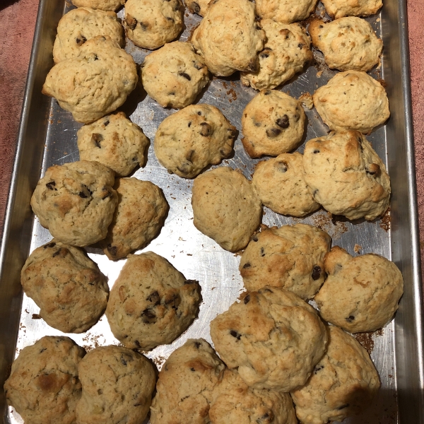 Banana Chocolate Chip Cookies