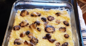 Baked Mushrooms and Polenta Gratin