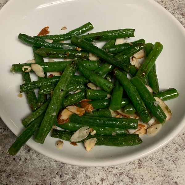 Roasted Green Beans and Shallots