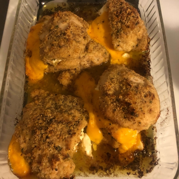 Garlic-Lemon Double Stuffed Chicken