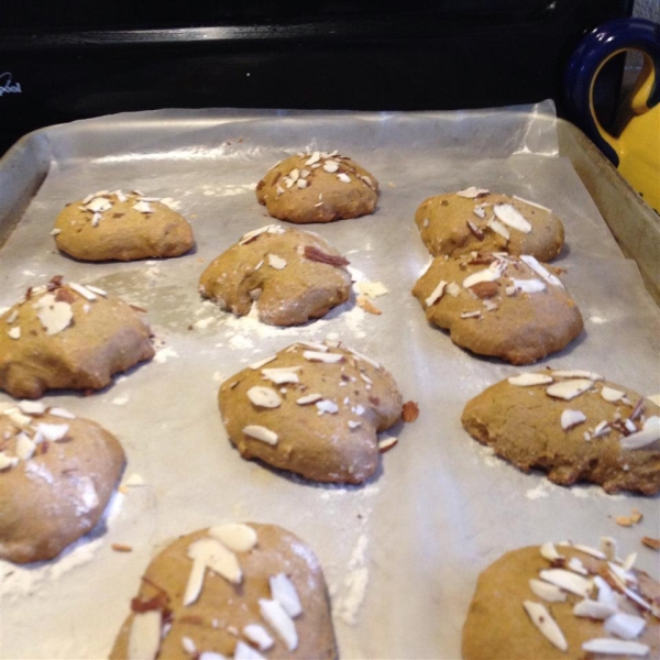 Chewy Almond Butter Cookies