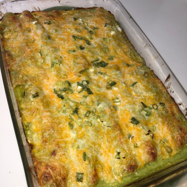 Poblano Chile Enchiladas a la Gringa