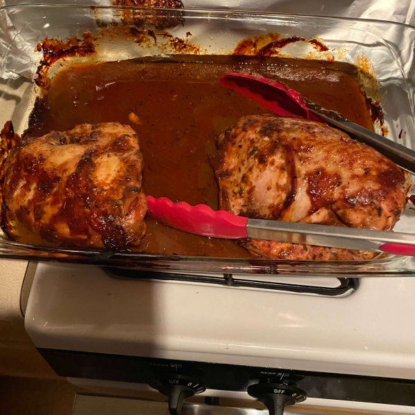 Super Simple Oven-Barbequed Chicken