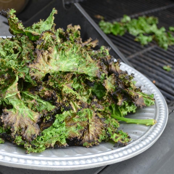 Coconut and Lime Grilled Kale