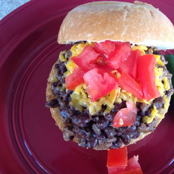 Taco Bean Burgers