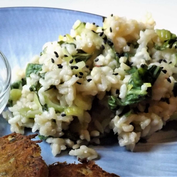 Bok Choy Steamed Rice