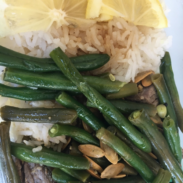 Green Beans with Hazelnuts and Lemon