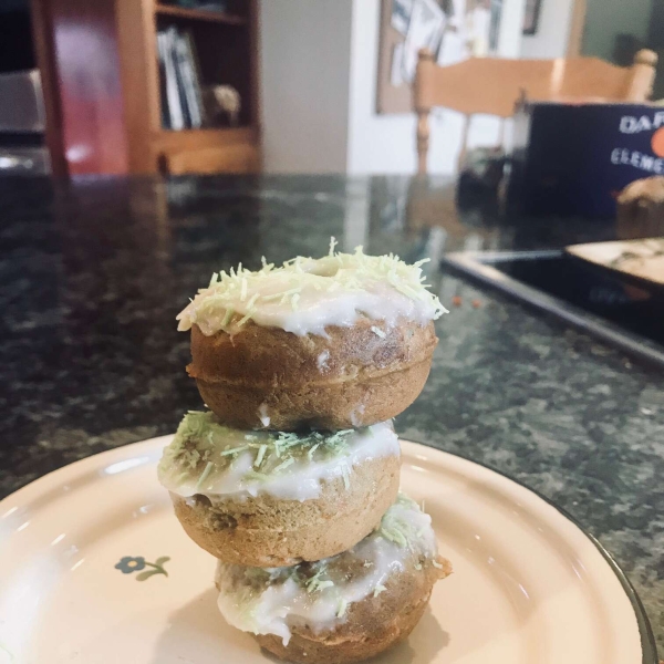 Carrot Cake Donut Holes with Cream Cheese Dip