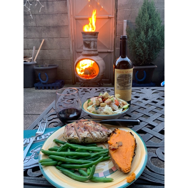 Grilled Chicken and Herbs