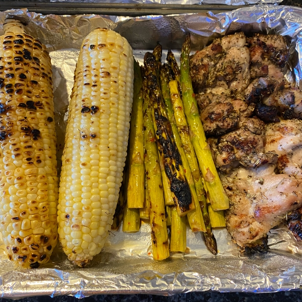 Grilled Chicken and Herbs