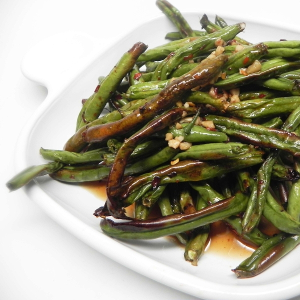 Spicy Air Fryer Green Beans