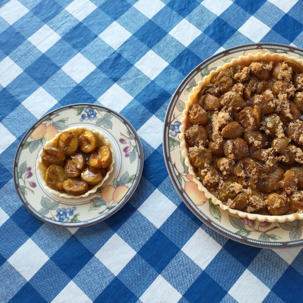 Brown Sugar Plum Tart