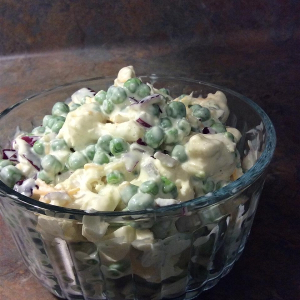 Ginny's Cauliflower and Pea Salad