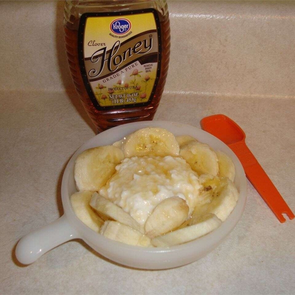 Sweet Cottage Cheese and Bananas