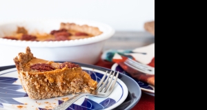 Pumpkin Tart With Pecan Crust