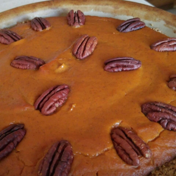 Pumpkin Tart With Pecan Crust