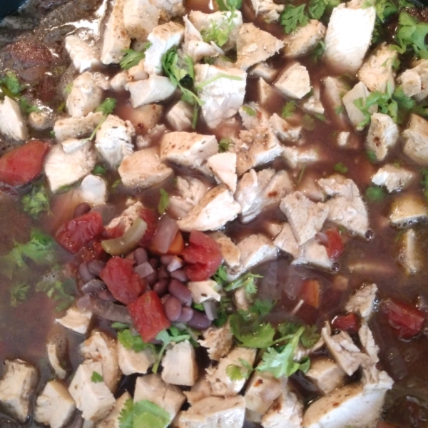 Black Bean Salsa Soup