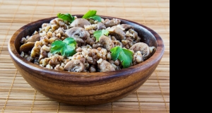 Barley and Mushrooms with Balsamic Vinegar