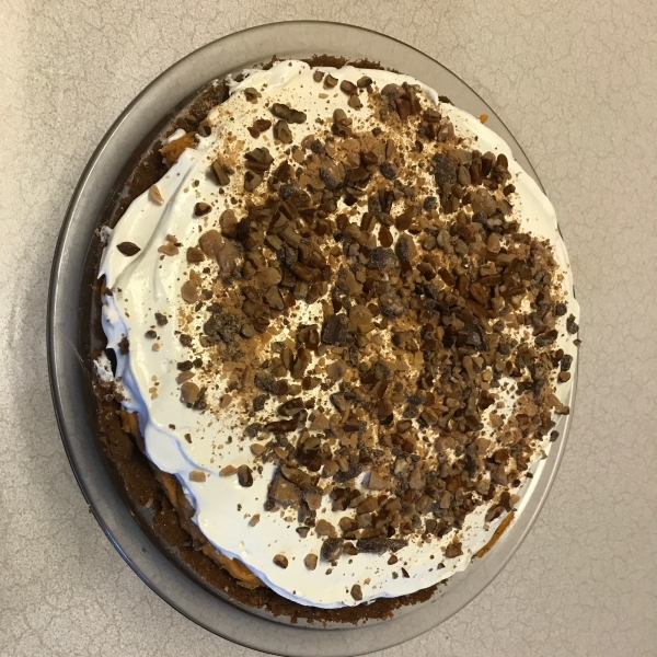 Pumpkin Toffee Cream Pie