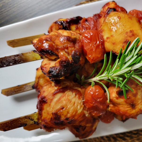 Tomato Chicken Skewers