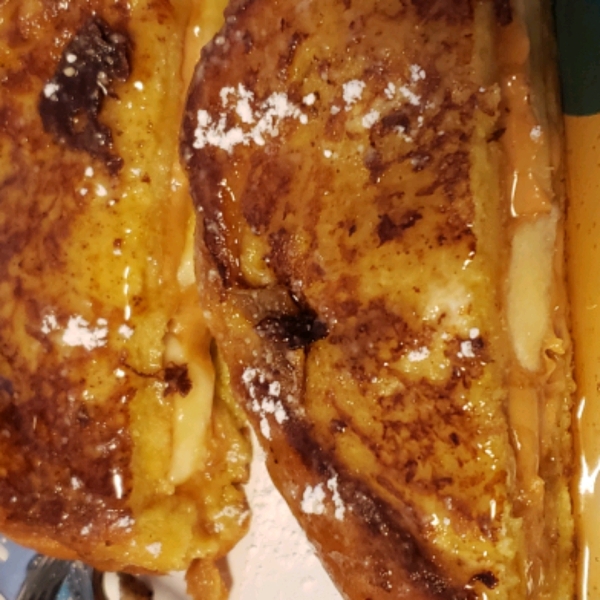 Peanut Butter and Banana French Toast