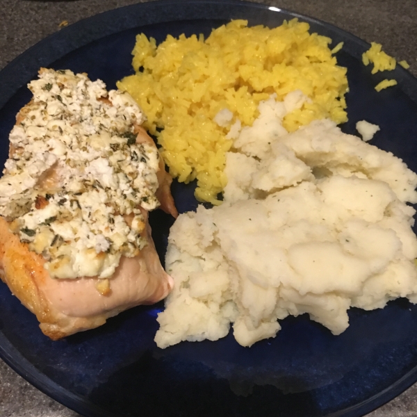 Gluten-Free Herbal Goat Cheese Chicken