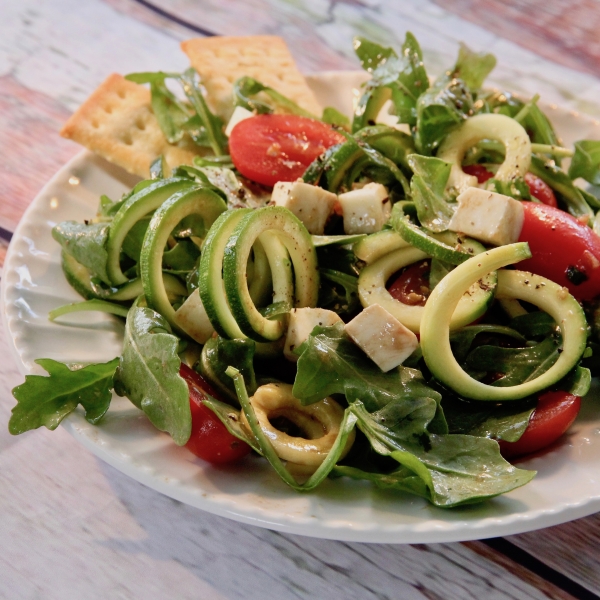 Zoodle Caprese Salad