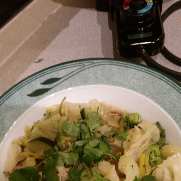 Cabbage, Leek, and Broccoli Soup