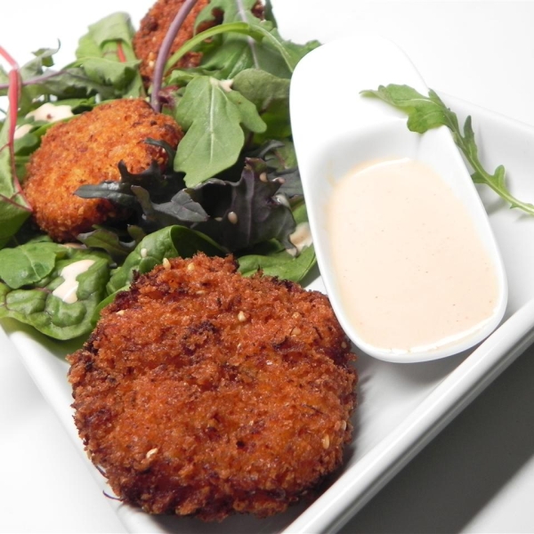 Asian Crab Cake Salad