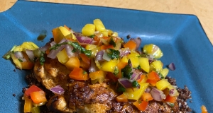 Spicy Grilled Chicken with Mango Salsa