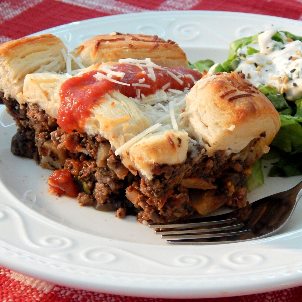 Easy Upside-Down Pizza Casserole