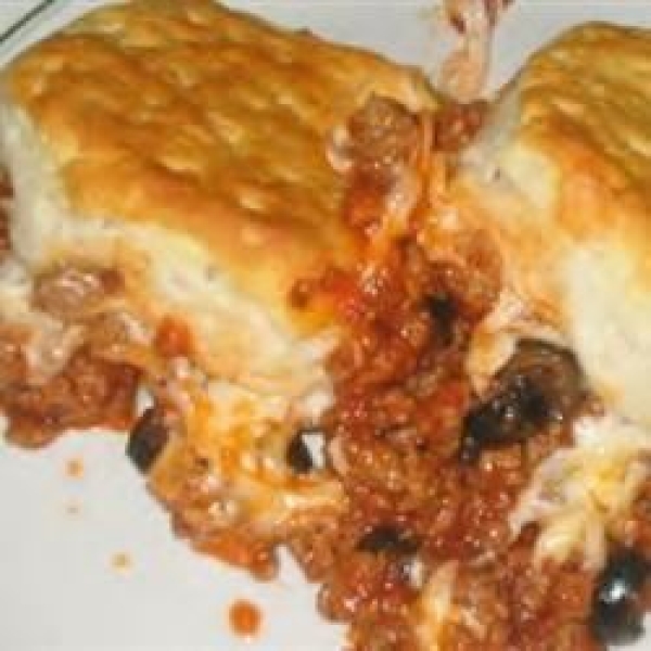 Easy Upside-Down Pizza Casserole