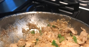 Roasted Garlic Teriyaki Fried Rice with Chicken