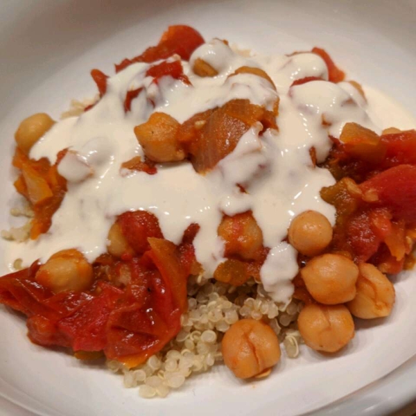 Moroccan Chickpea Stew with Quinoa