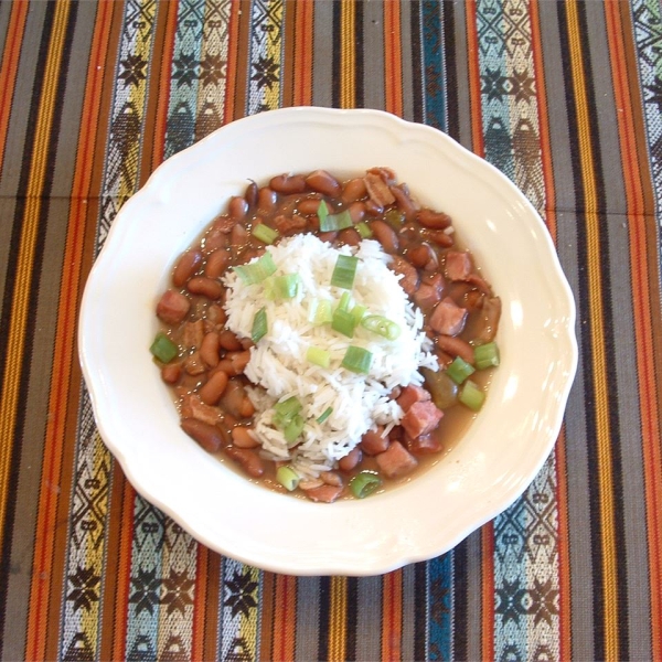 Cajun Style Red Bean and Rice Soup