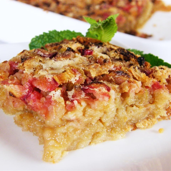 Gluten-Free Rhubarb Bars