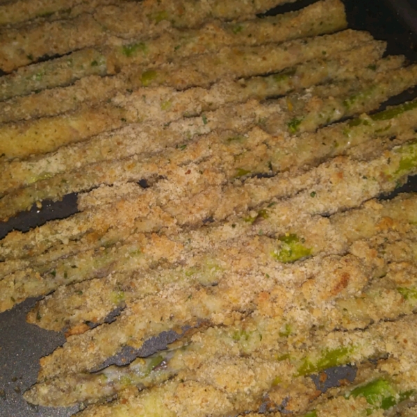 Parmesan-Panko Asparagus Spears