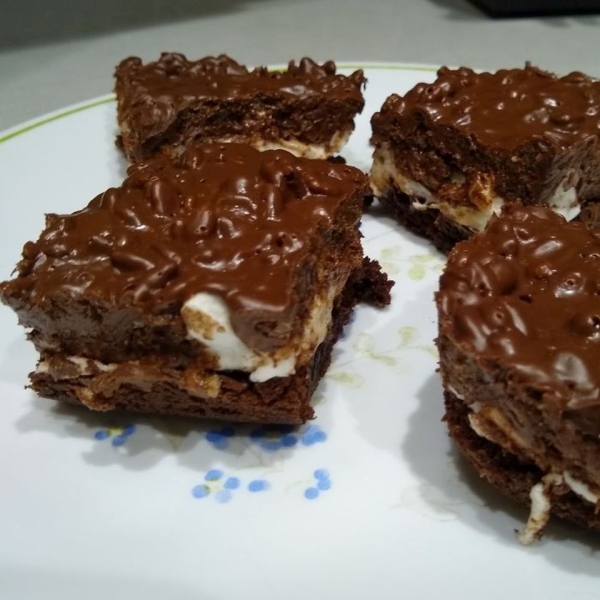 Brownie-Mallow Bars