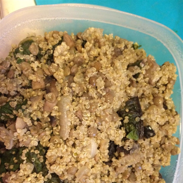 Quinoa Chard Pilaf